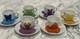 Rosenthal Illy Collection Jeff Koons Espresso Demitasse Set / 6 Cups & 6 Saucers