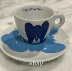 Rosenthal Illy Collection Jeff Koons Espresso Demitasse Set / 6 Cups & 6 Saucers