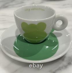 Rosenthal Illy Collection Jeff Koons Espresso Demitasse Set / 6 Cups & 6 Saucers