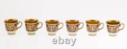 Rosenthal Ivory Demitasse 6 Cups and 9 Saucers