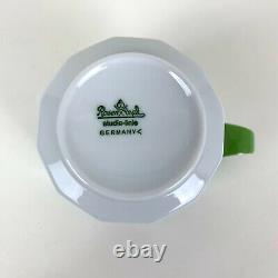Rosenthal Studio-Linie Polygon Sunion Demitasse Cup and Saucer Set of Ten (10)