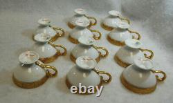 Rosenthal The Bristol Demitasse Cup & Saucer Bailey, Banks & Biddle 11 Sets M4796