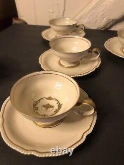 Rosenthal king Edward demitasse cups and saucers 7 sets antiques