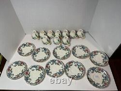 Royal Cauldron est 1774 Victoria England Demitasse Cups & Saucers Set of 10