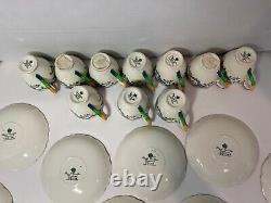 Royal Cauldron est 1774 Victoria England Demitasse Cups & Saucers Set of 10