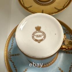 Royal Collection Fine China 5 Cups and 5 Saucers