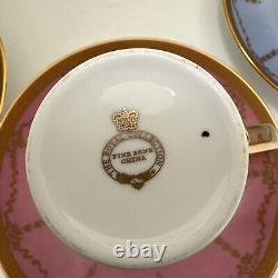 Royal Collection Fine China 5 Cups and 5 Saucers