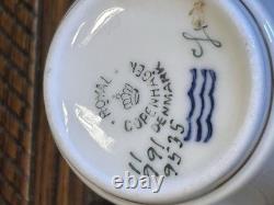 Royal Copenhagen 5 Demitasse Cups & Saucers 991/9535 Hand Painted Signed