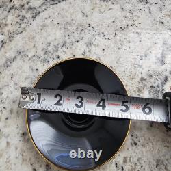 Royal Copenhagen Confetti 5 Demitasse Cups Saucers Gold Lined MCM Denmark BONUS