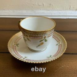 Royal Copenhagen Flora Danica Demitasse Cup & Saucer 20/3618 EUC from 1975-79