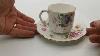 Royal Crown Derby China Posies Demitasse Coffee Cup And Saucer 1964