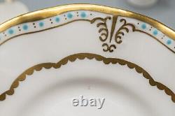 Royal Crown Derby Lombardy Demitasse Cup and Saucers Set of 8 FREE USA SHIPPING