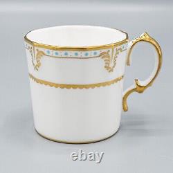 Royal Crown Derby Lombardy Demitasse Cup and Saucers Set of 8 FREE USA SHIPPING