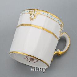 Royal Crown Derby Lombardy Demitasse Cup and Saucers Set of 8 FREE USA SHIPPING