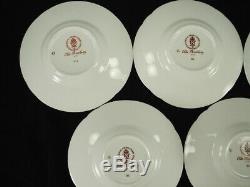 Royal Crown Derby Olde Avesbury A. 73 Set Of 5 Demitasse Cup & Saucer Sets