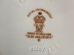Royal Crown Derby Olde Avesbury Demitasse Cup and Saucers Set of 6 -1937 Vintage