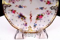 Royal Crown Derby Royal Antoinette 2 3/8 Demitasse Cup And Saucer Set 1963