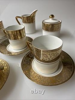 Royal Crown Imperial 1924 coffee/ demitasse Set WithFive demitasse cups & saucers