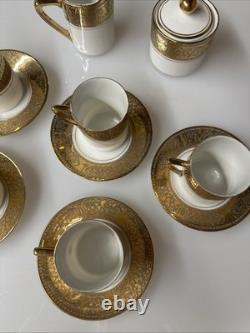 Royal Crown Imperial 1924 coffee/ demitasse Set WithFive demitasse cups & saucers