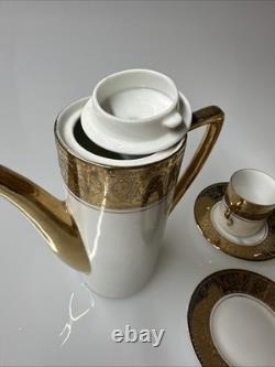 Royal Crown Imperial 1924 coffee/ demitasse Set WithFive demitasse cups & saucers