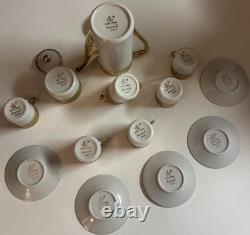 Royal Crown Imperial 1924 coffee/ demitasse Set WithFive demitasse cups & saucers