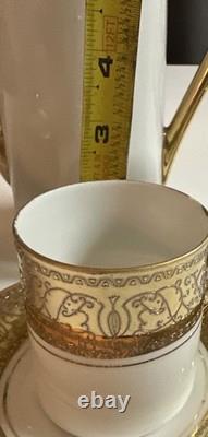 Royal Crown Imperial 1924 coffee/ demitasse Set WithFive demitasse cups & saucers