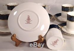 Royal Doulton CARLYLE DEMITASSE Cups & Saucers SET OF SIX H5018