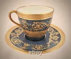 Royal Doulton Gilded Demitasse Cup & Saucer