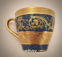 Royal Doulton Gilded Demitasse Cup & Saucer