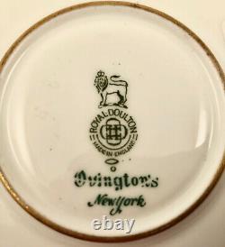 Royal Doulton Gilded Demitasse Cup & Saucer