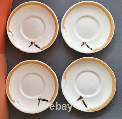 Royal Doulton Porcelain Lot Of 4 Demitasse Cups & Saucers Reynard The? Fox#5