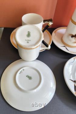 Royal Doulton Porcelain Lot Of 4 Demitasse Cups & Saucers Reynard The? Fox#5