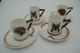 Royal Doulton Reynard The Fox Porcelain Demitasse Set 4 Cups & Saucers