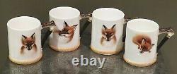 Royal Doulton Reynard The Fox Porcelain Demitasse SET 4 Cups & Saucers (more)A