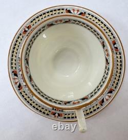 Royal Doulton V23 Demitasse Cup & Saucer Set 12 Pc Art Deco Bone China England