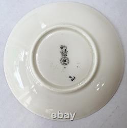 Royal Doulton V23 Demitasse Cup & Saucer Set 12 Pc Art Deco Bone China England