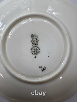 Royal Doulton V23 Demitasse Cup & Saucer Set 12 Pc Art Deco Bone China England