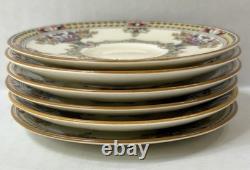 Royal Doulton V23 Demitasse Cup & Saucer Set 12 Pc Art Deco Bone China England