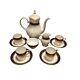 Royal Grafton Viceroy Coffee Set With Sugar & Creamer 4 Demitasse Cups & Saucers