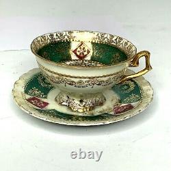 Royal Vienna Antique Demitasse Teacup And Saucer Courting Scene With Cherubs