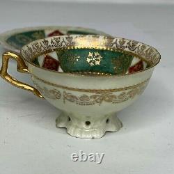 Royal Vienna Antique Demitasse Teacup And Saucer Courting Scene With Cherubs