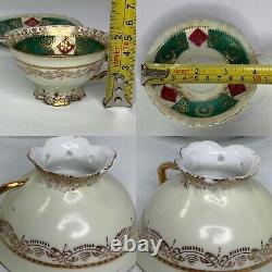 Royal Vienna Antique Demitasse Teacup And Saucer Courting Scene With Cherubs
