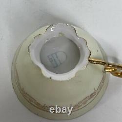 Royal Vienna Antique Demitasse Teacup And Saucer Courting Scene With Cherubs