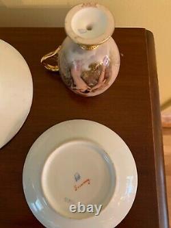 Royal Vienna Porcelain Cherub Demitasse Cup Saucer Underplate