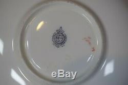 Royal Worcester Cabinet Demitasse Cup and Saucer, Hand Painted with Courting Cou