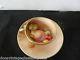 Royal Worcester Cup Saucer Painted Fruit Mini Demitasse Signed