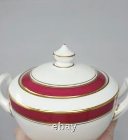 Royal Worcester Howard Coffee Pot Creamer Sugar Bowl 4 Demitasse Cups & Saucers