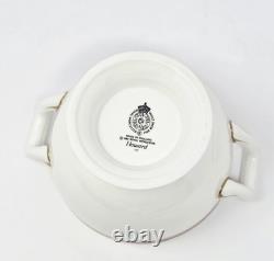 Royal Worcester Howard Coffee Pot Creamer Sugar Bowl 4 Demitasse Cups & Saucers