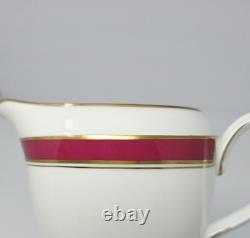 Royal Worcester Howard Coffee Pot Creamer Sugar Bowl 4 Demitasse Cups & Saucers