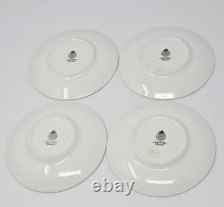 Royal Worcester Howard Coffee Pot Creamer Sugar Bowl 4 Demitasse Cups & Saucers